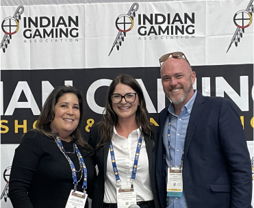 Andrew Parnell at Indian Gaming Association Convention